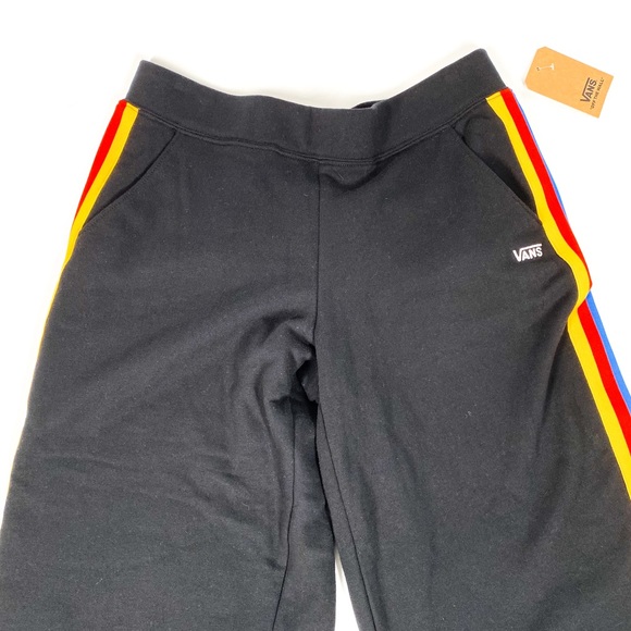 VANS Rainee Crop Pants in Black Size M - Picture 6 of 6